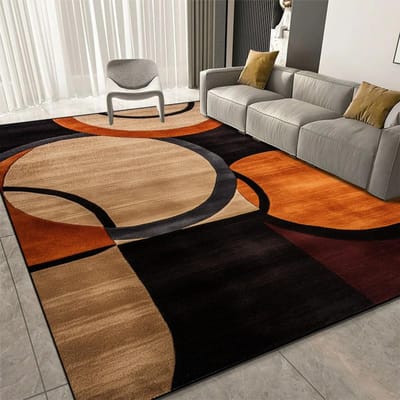 Luxe Geometrische Tapijten voor Woonkamerdecoratie Sofa Groot Oppervlak Huiskleden voor Slaapkamer Zachte Antislip Mat voor Kinderen 100*200cm