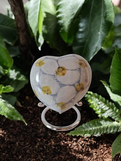 Hart Urn - Verdeel Urn - Ivory colour 2088