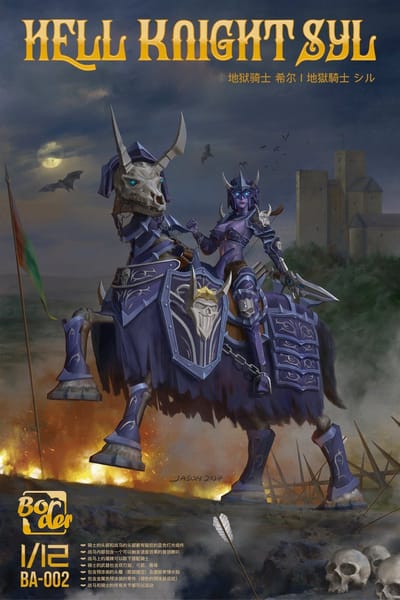 Border Model Modelbouwpakket Militaire voertuigen - BA002 Hell Knight Syl - Fantasy Figuur Plastic - 1:12 - Modelbouw