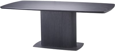Daleton | Eettafel 200x100 Zwart MDF