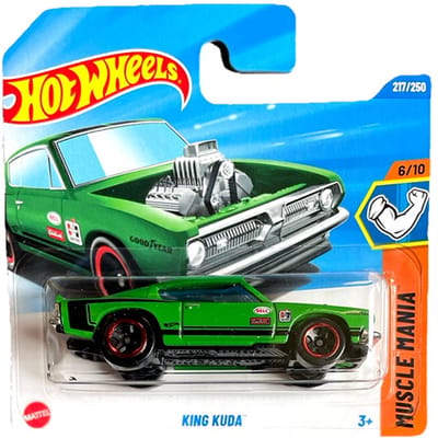 HOT WHEELS KING KUNDA GREEN 217/250 HW MUSCLE MANIA 6/10 SHORT CARD 2025