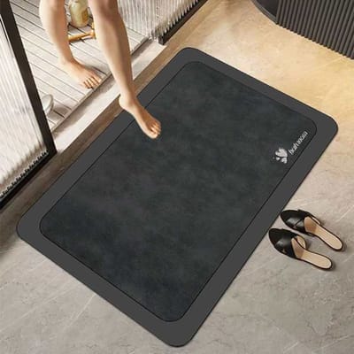 Badkamer Antislip Mat Toilet Sneldrogende Mat Badkamer Toilet Deur Tapijt Zachte Diatomeeënaarde Absorberende Mat 40*60cm