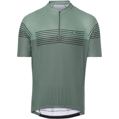 Vaude Bike Posta Half Zip Ii Korte Mouw Wielertrui Groen M Man
