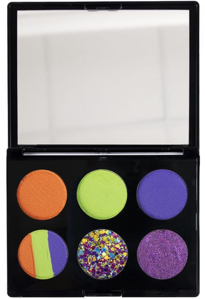 PartyXplosion Carnaval Gezicht / Face paint verf set - Heksen kleuren - schmink / make-up - waterbasis