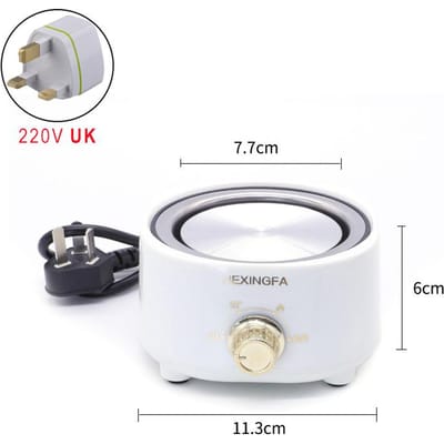 Zegellak Grote Elektrische Oven Pot Warmer Smelt Elektrische Kachel Wax Kralen Smeltzegel Oven Lepel voor Zegellak Stempel