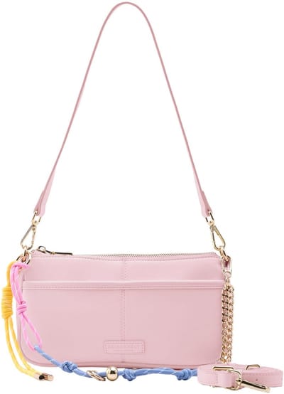 SEIDENFELT MANUFAKTUR schoudertas Deje Crossbody Bag Light Bubble Gum roze