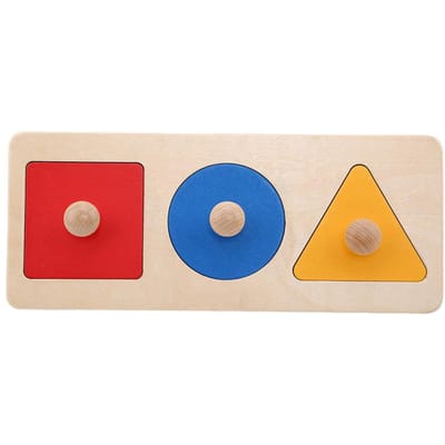 Montessori Puzzel Speelgoed Houten Geometrische Vormen Sorteren Wiskunde Kleurrijk Peuterschool Leren Educatief Spel Baby Peuter Speelgoed