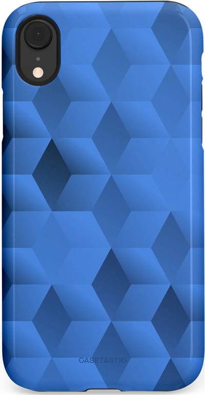 Casetastic Hoesje Geschikt voor Apple iPhone Xr - Stijlvolle Beschermende Duo-layer Case - Hexaflow