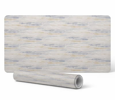 Beschermende bureauonderlegger met pastelkleurige horizontale lijnen, 90x45 cm