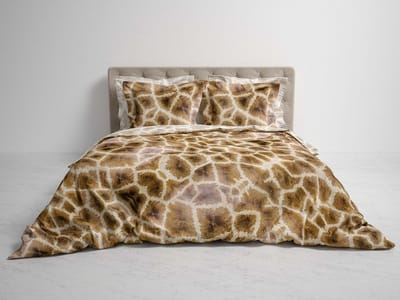 Heckettlane Tyra - Dekbedovertrek - Lits-jumeaux - 240x200/220 cm - Bruin