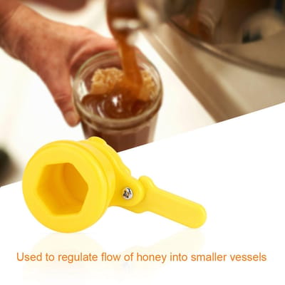 Robinet à miel d'abeille Outil Vanne Apiculture Extracteur Équipement d'embouteillage brown