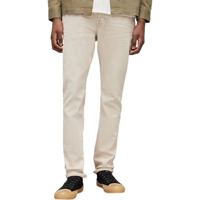 AllSaints Rex Vintage White Size: W30L30 | Slim Outlet | Heren | Ecru