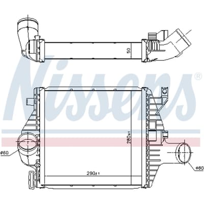 Intercooler NISSENS 96894