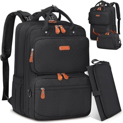 Waterdichte Baby Luiertas Rugzak met Verschoningsmatje - Multifunctionele Babytas voor Ouders
