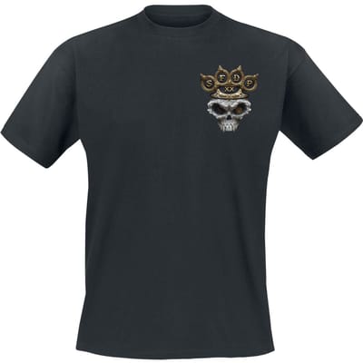 Five Finger Death Punch T-shirt - Brass Knuckle King - S tot XL - voor Mannen - zwart