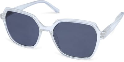 Vista Bonita MIRA – Zonneleesbril UV400 – Sterkte +1.00 – Kleur Transparant – Oversized model - lichtgewicht montuur – Goede pasvorm – Met flexveren - Inclusief etui en doekje