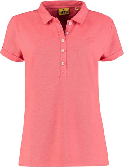 NOMAD® Polo Dames | Maat S | Roze | Polo Shirt Korte Mouw | Luchtig Katoen | Sneldrogend