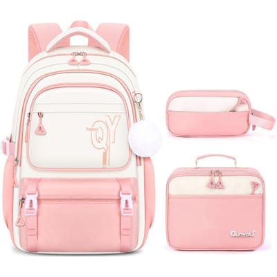 3 stuks Middelbare schooltas met lunchtas voor meisjes rugzak schooltas etui etui grote capaciteit vrouwelijke student rugzakset