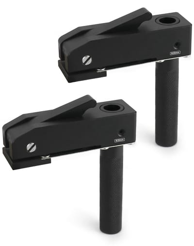 Verstelbare werkbankklem met klemkracht op 3 niveaus - 20 mm - 2 stuks