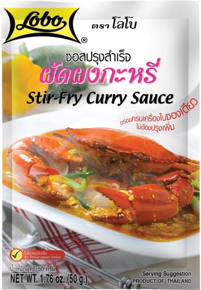 Lobo Curry-roerbaksaus 12 x 50 g