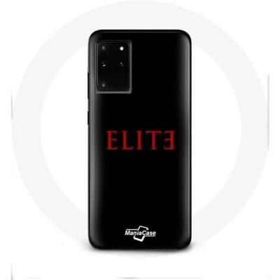 Case voor Samsung Galaxy S11 Plus Elite Seizoen 5 Rood Logo Zwarte Achtergrond