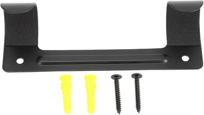 Strijkplankhouder - Opbergrek - Ruimtebesparing - Zware Stalen Constructie - 16x6x4 cm - Zwart