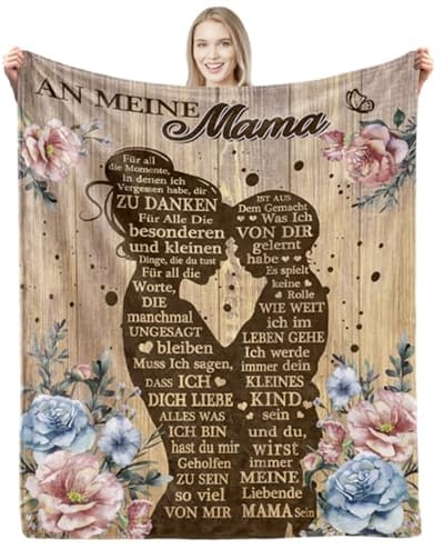 Zachte Flanellen Deken voor Mama - Het Perfecte Verjaardag- en Moederdagcadeau