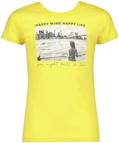 Blue Seven meiden t-shirt - geel - Maat 152