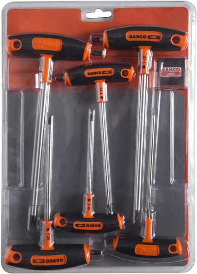 Set Torx Schroevendraaiers met Handvat