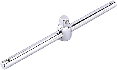 T-Handle Vierkante Aandrijving, T-Socket Sleutel en Slide Rail Eind Sleutel voor Voertuigonderhoud en Reparatie (3/8 Inch)