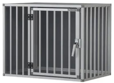 Hondenbench Extreme - Hondenhok - Kennel voor Hond - Stevige kwaliteit Aluminium - Model DL - Maat S - Deur Rechts - 76 x 52 x 61 cm