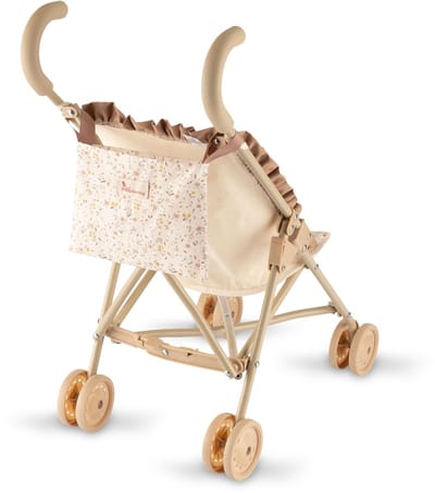 ASI DREAMS Poppen Accessoires - Poppen Buggy Klein Met Tas - Teresa Collectie