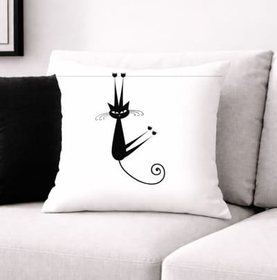 Whisker Whimsy Collection Kussenhoes - 45x45 cm