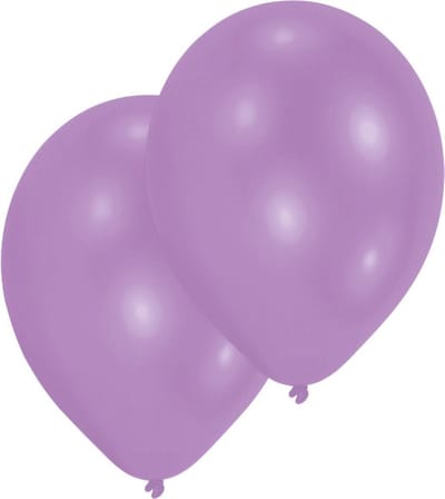 Amscan Ballonnen Metallic Lila 10 Stuks 28 Cm