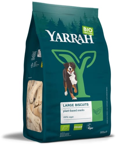 Yarrah Biologische Hondenkoekjes Vegan - 4 x 500 gr - Voordeelverpakking