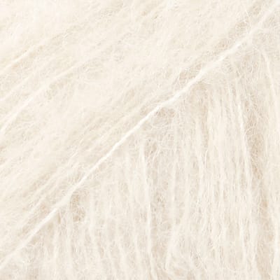 DROPS Brushed Alpaca Silk Uni Colour - 01 naturel - Wol Garen