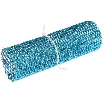 Auto Voor Middenrooster Ruitvormig Gaas Stabiele Structuur Aluminium Universele Pasvorm voor Auto's Blauw blauw