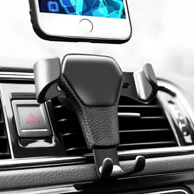Telefoonhouders auto voor ventilatie rooster - Autohouder telefoon - Autohouder telefoon smartphone - Telefoon houder Auto ventilatie - Zwart - voor 4-7 Inches Phones, Iphone, Sumsung etc