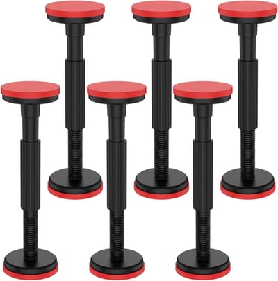 Telescopische steunstang - Verstelbare steun - Meubelmontage - Hoge draagkracht - 18-45 cm - Zwart