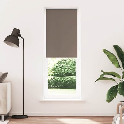 vidaXL - Rolgordijn - verduisterend - koffie - 65x210 - cm - stofbreedte - 60,7 - cm