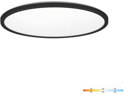 LED Plafondlamp NIVERA CIRCLE 12W Zwart - IP54 - 3CCT 3000K/4000K/6000K | Geen fitting | Warm Wit-Koel Wit-Daglicht | 12 watt | 30.000 Branduren