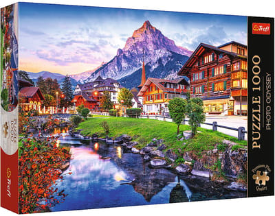 Trefl Premium Plus Photo Odyssey Zwitsers Alpendorp Legpuzzel - 1000 stukjes - Vanaf 12 jaar