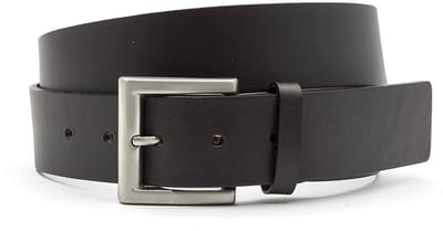 Jeansriem bruin - Dames riem - 4 cm breed - Leer - Jeans riem - Sportief - Maat 90