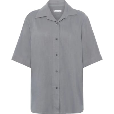 Dameshemd KnowledgeCotton Apparel Loose Linen-mix