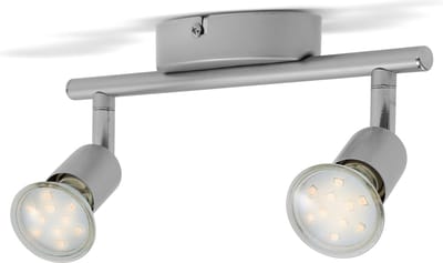 B.K.Licht - Plafondspots - met 2 lichtpunten - GU10 fitting - opbouwspots - incl. 2x GU10 - 3.000K - 250Lm