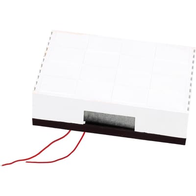 Sonnette filaire mécanique murale Ding Dong Bell pour système de contrôle d'accès d'hôtel(220V ) blanc