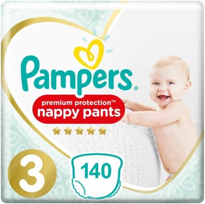 Pampers - Premium Protection Pants - Maat 3 - 140 stuks (2x70) - 6/10KG
