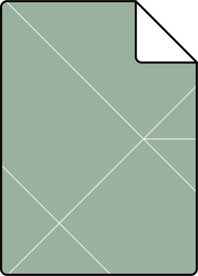 Proefstaal ESTAhome behang grafische lijnen vergrijsd mintgroen - 26.5 x 21 cm - 139453-S