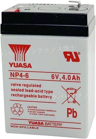 Krachtige 4 Volt 6 Ampère Accu voor diverse toepassingen