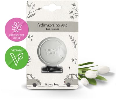 Il Bucato di Adele Autoparfum - Auto Geurverfrisser - Deocar Bianco Puro